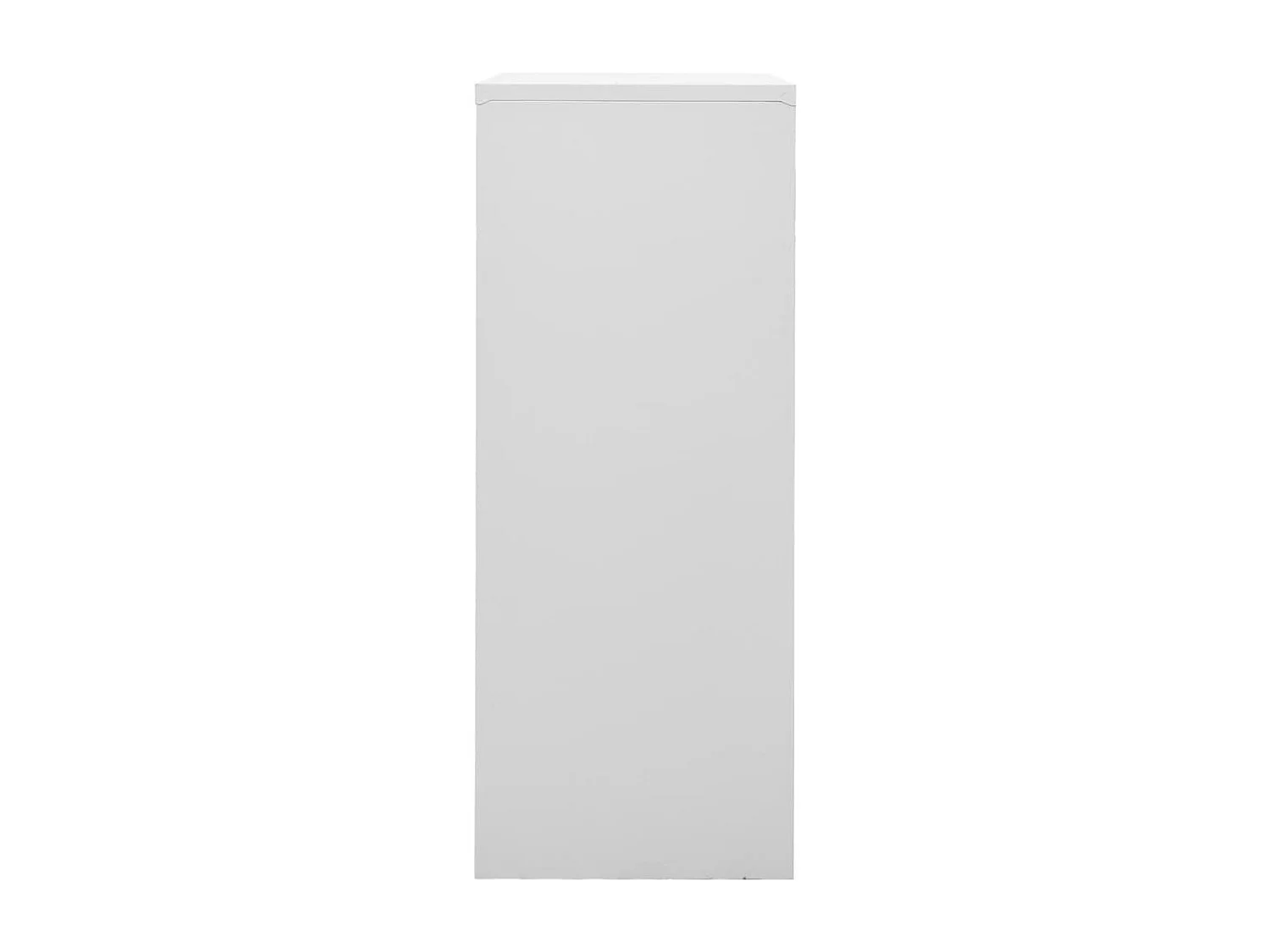 Armoire de bureau Gris clair 90x40x102 cm Acier FR25484