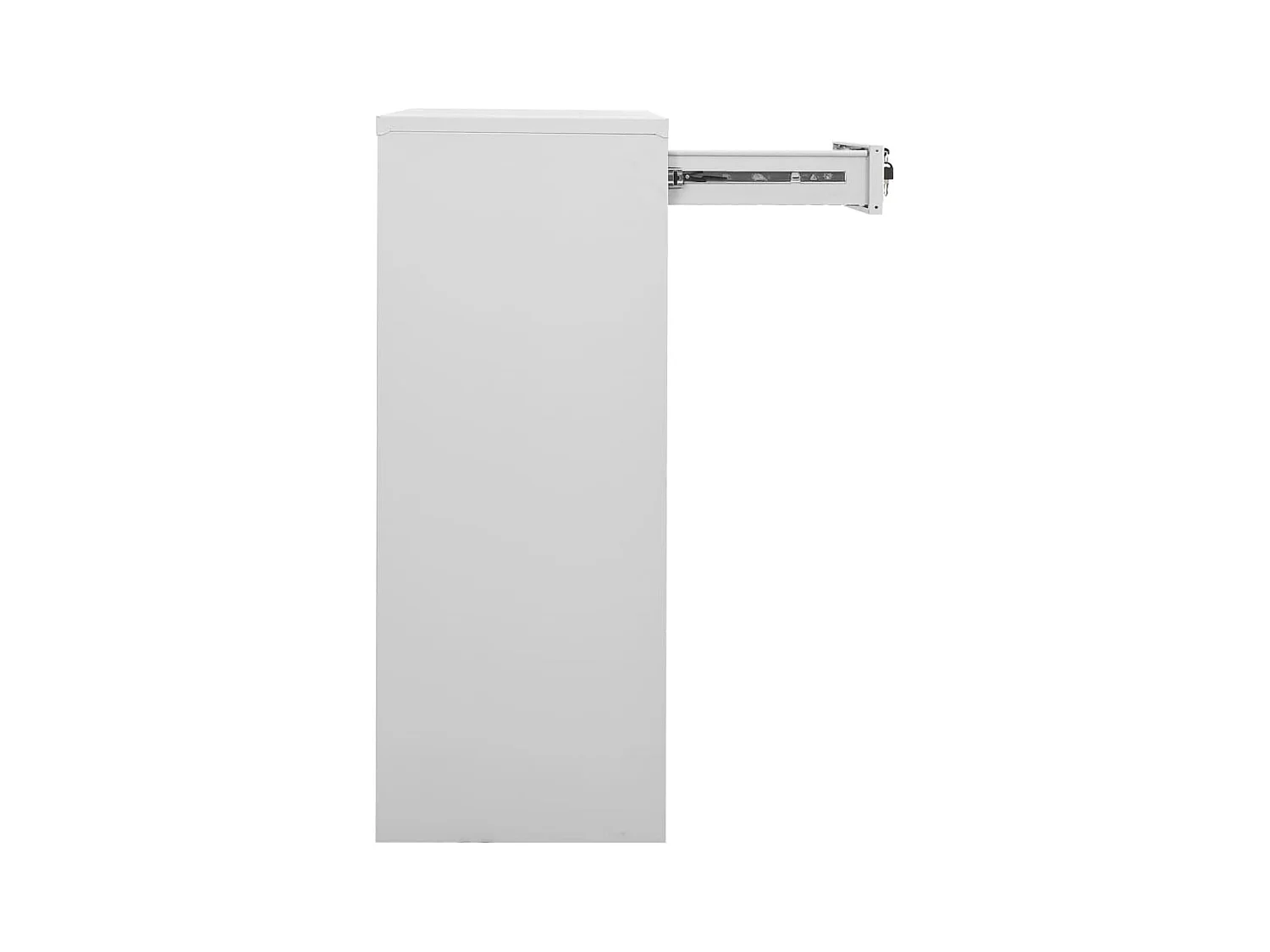 Armoire de bureau Gris clair 90x40x102 cm Acier FR70190