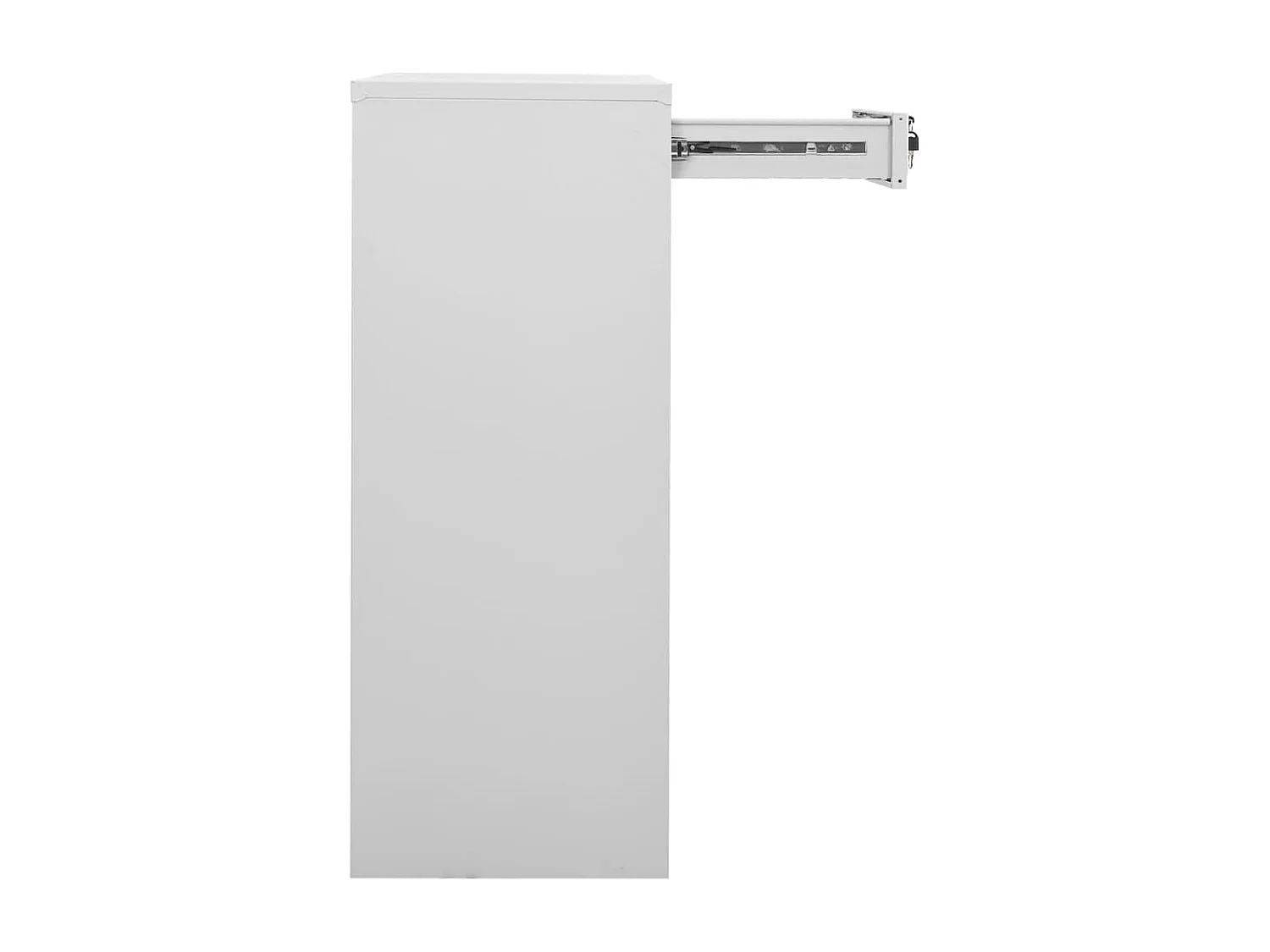 Armoire de bureau Gris clair 90x40x102 cm Acier FR70190