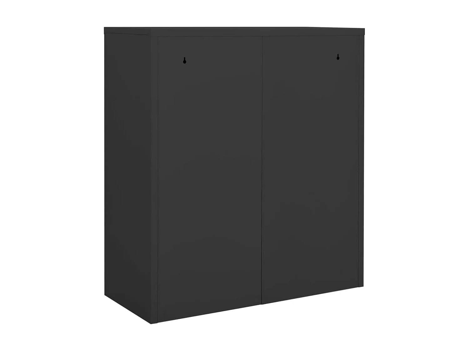 Armoire de bureau Anthracite 90x40x102 cm Acier FR78606
