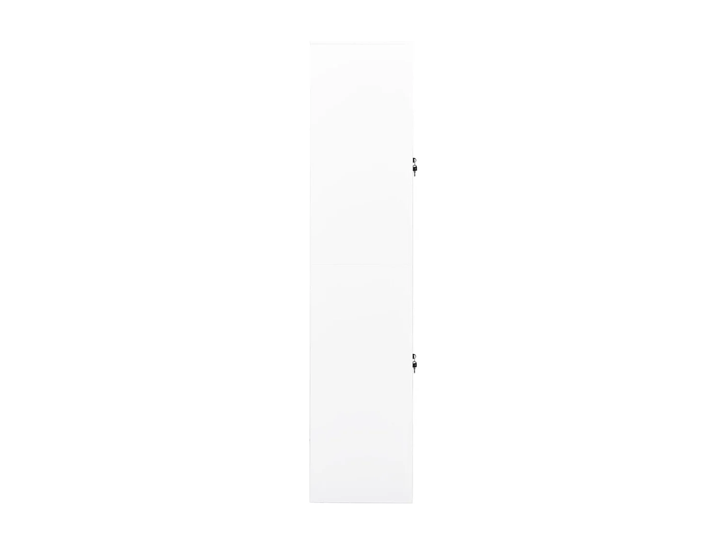 Kantoorkast 90x40x180 cm staal wit BE535262
