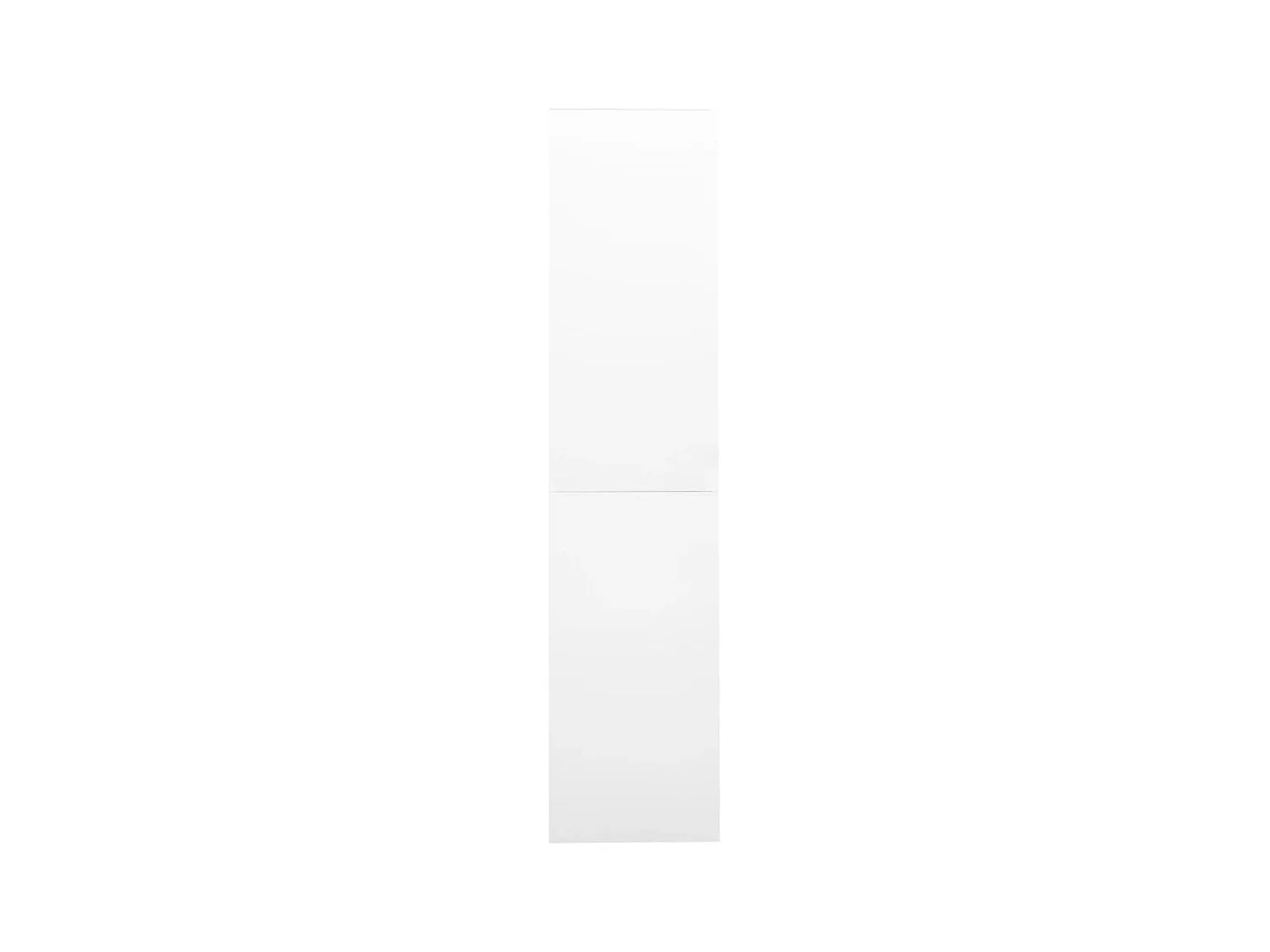 Armoire de bureau et porte coulissante Blanc 90x40x180 cm Acier FR23315