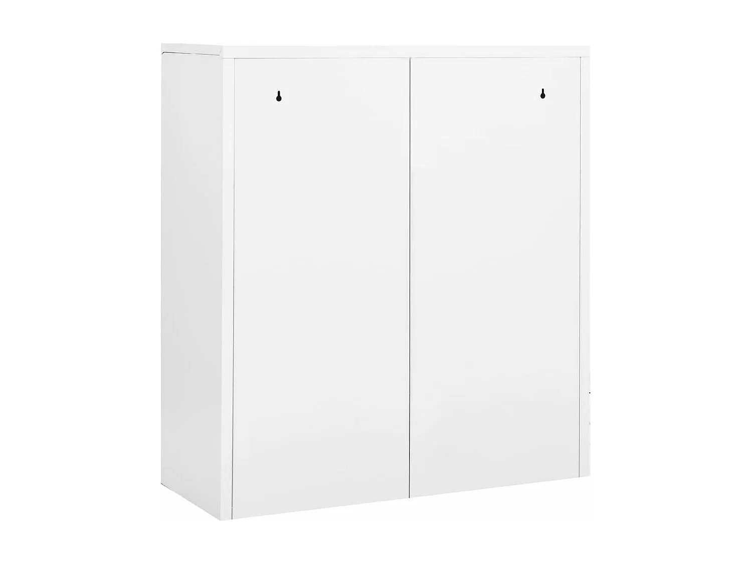 Armoire de bureau Blanc 90x40x102 cm Acier FR48896