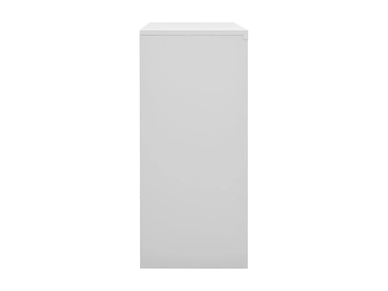 Armoire de bureau porte coulissante Gris clair 90x40x90cm Acier FR10687