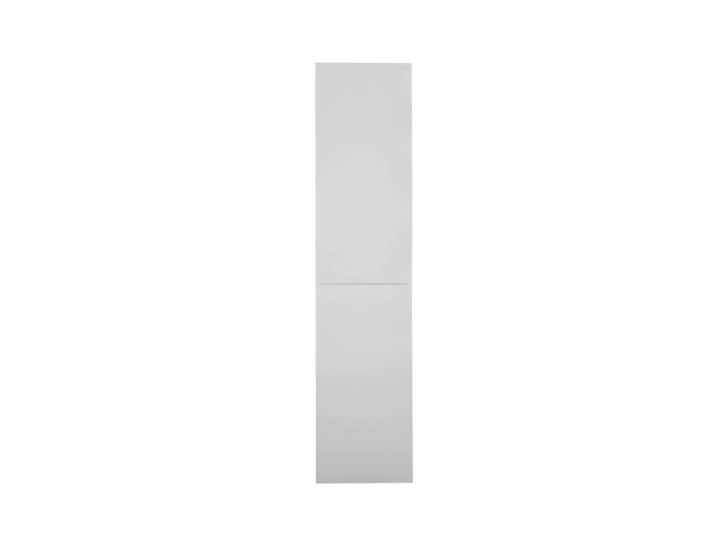 Armoire à bureau porte coulissante Gris clair 90x40x180cm Acier FR45616