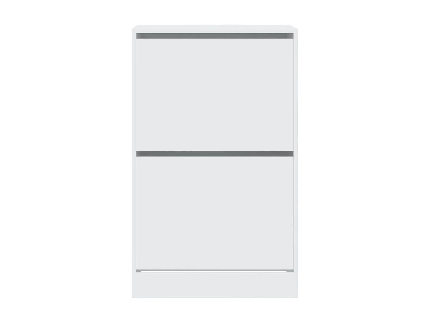 Zapatero de madera de ingeniería blanco 60x34x96,5 cm ES303994