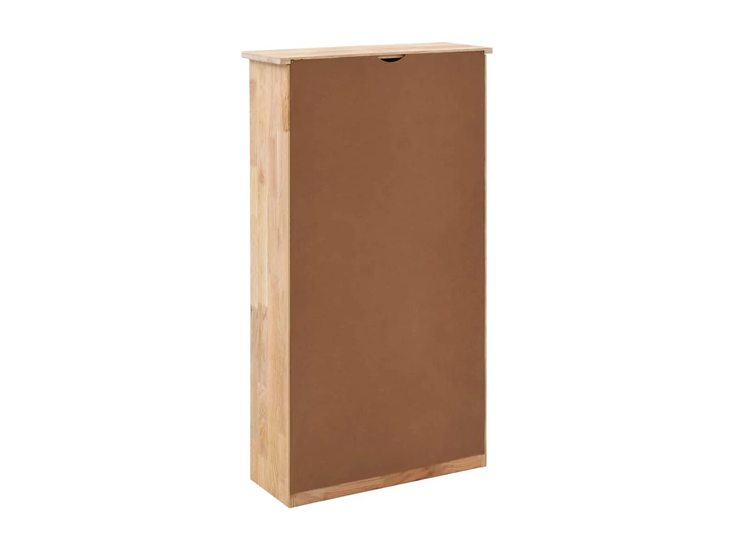 Mueble zapatero de madera maciza de nogal 55x20x104 cm ES740823