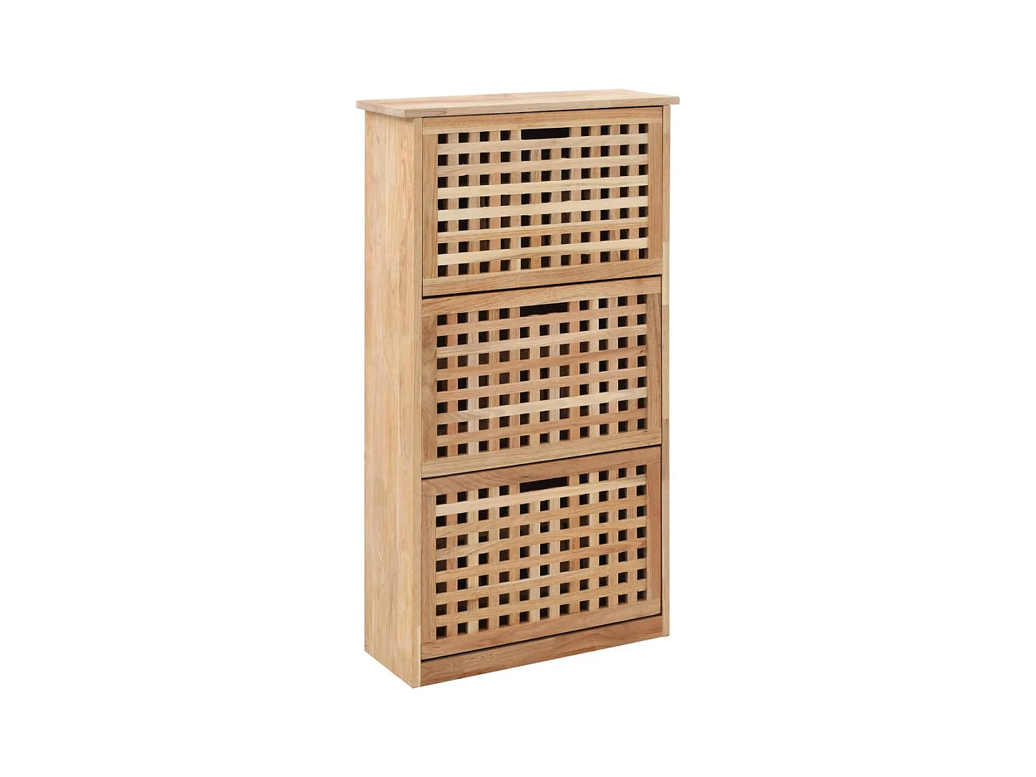 Meuble à chaussures 55x20x104 cm Bois de noyer massif FR79952