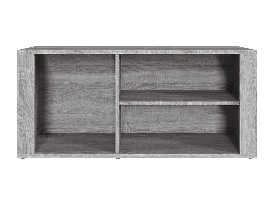 Meuble à chaussures Sonoma gris 100x35x45 cm Bois d'ingénierie FR56951