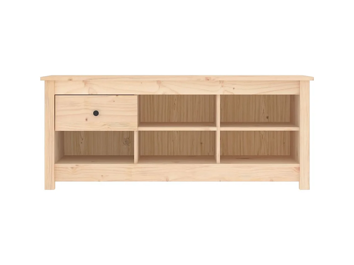 Meuble à chaussures 110x38x45,5 cm Bois de pin massif FR98502