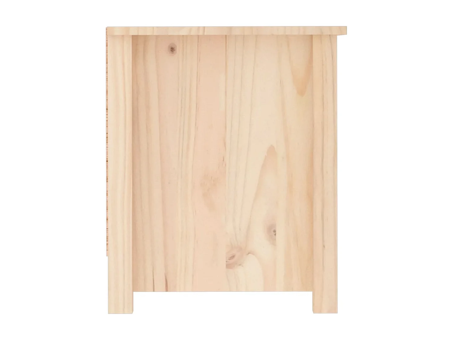 Meuble à chaussures 110x38x45,5 cm Bois de pin massif FR98502