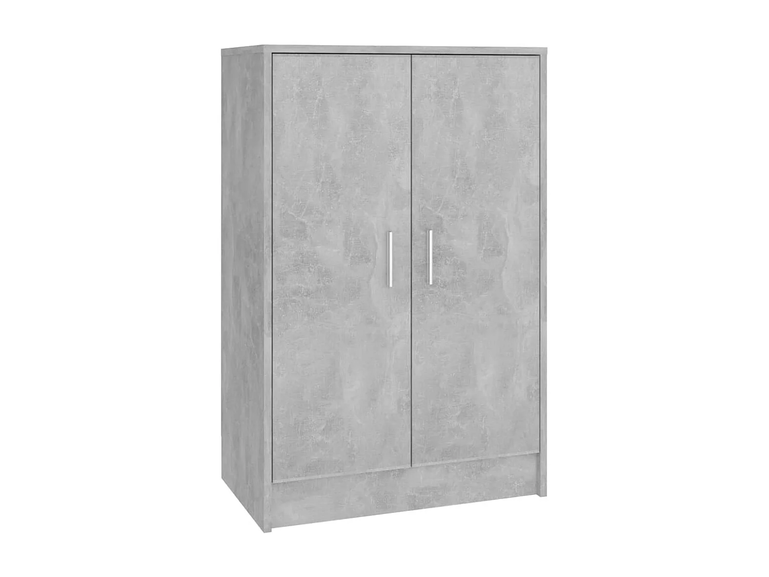 Schoenenkast 60x35x92 cm bewerkt hout betongrijs BE368808