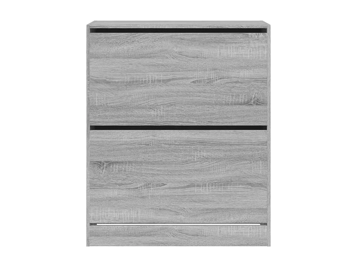 Meuble à chaussures sonoma gris 80x34x96,5cm bois d'ingénierie FR69558