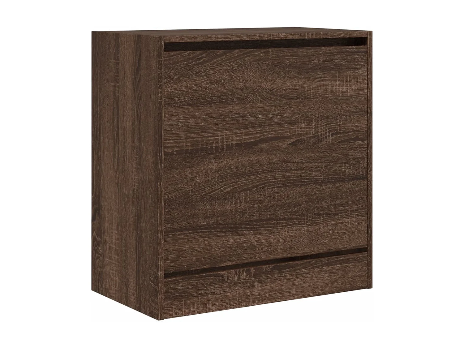 Meuble à chaussures chêne marron 60x34x63,5 cm bois ingénierie FR61541