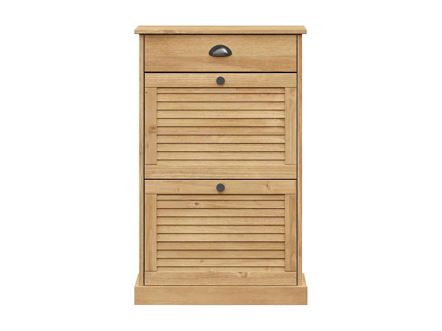 Meuble à chaussures VIGO 60x35x96 cm bois massif de pin FR22043