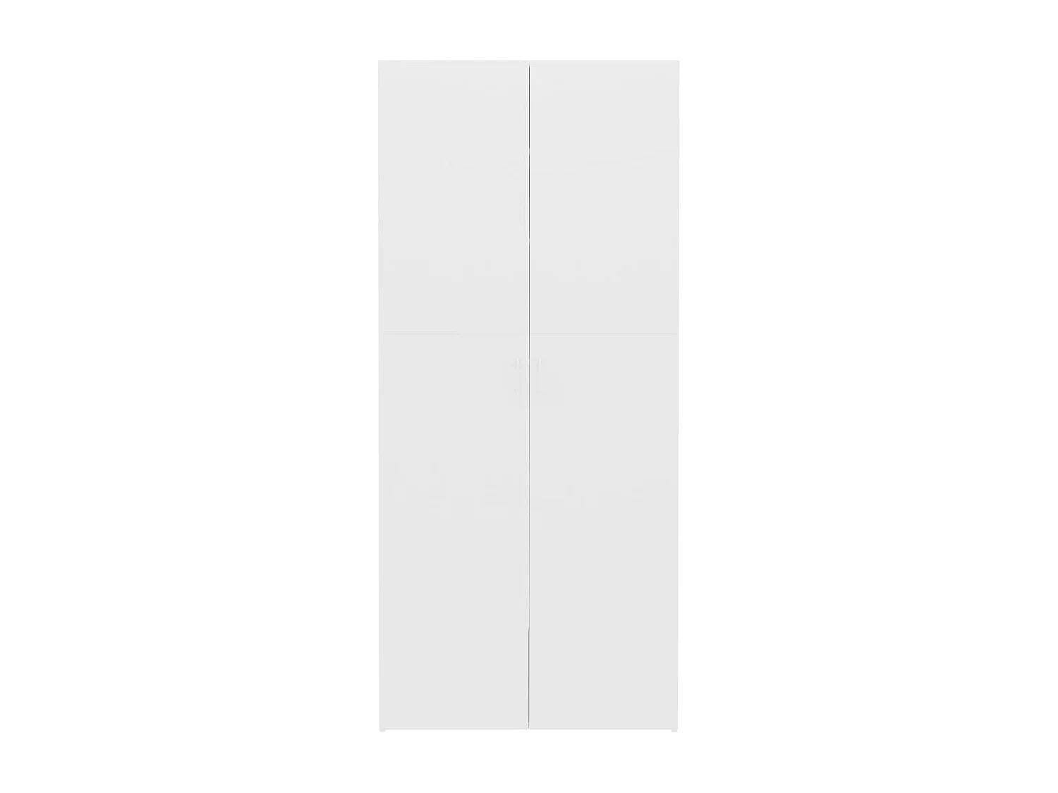 Meuble à chaussures Blanc 80 x 35,5 x 180 cm Bois d'ingénierie FR58547