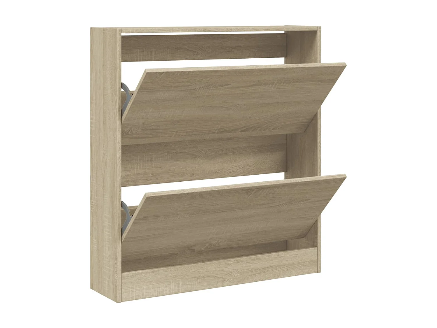 Meuble à chaussures chêne sonoma 80x21x87,5 cm bois ingénierie FR75921