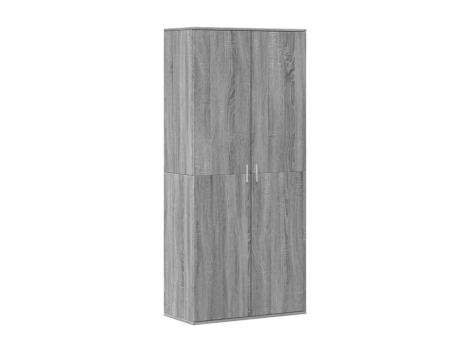 Meuble à chaussures sonoma gris 80x39x178 cm bois d'ingénierie FR17300