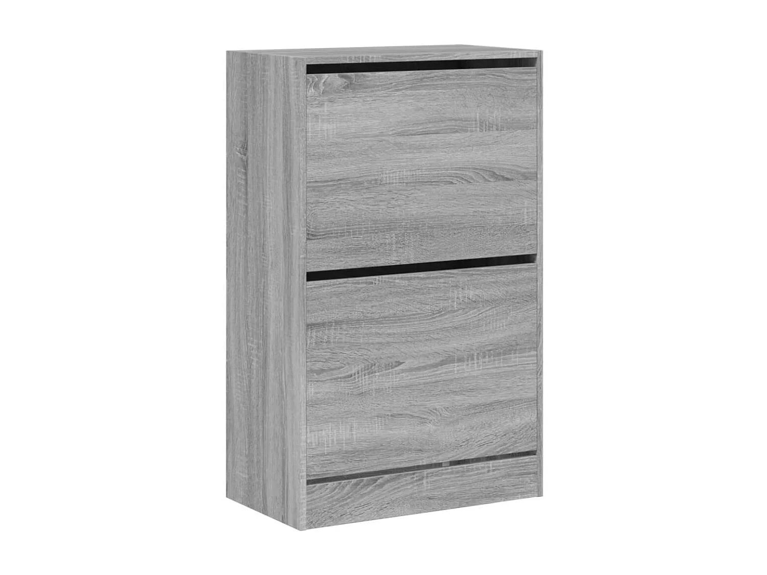 Meuble à chaussures sonoma gris 60x34x96,5cm bois d'ingénierie FR84819