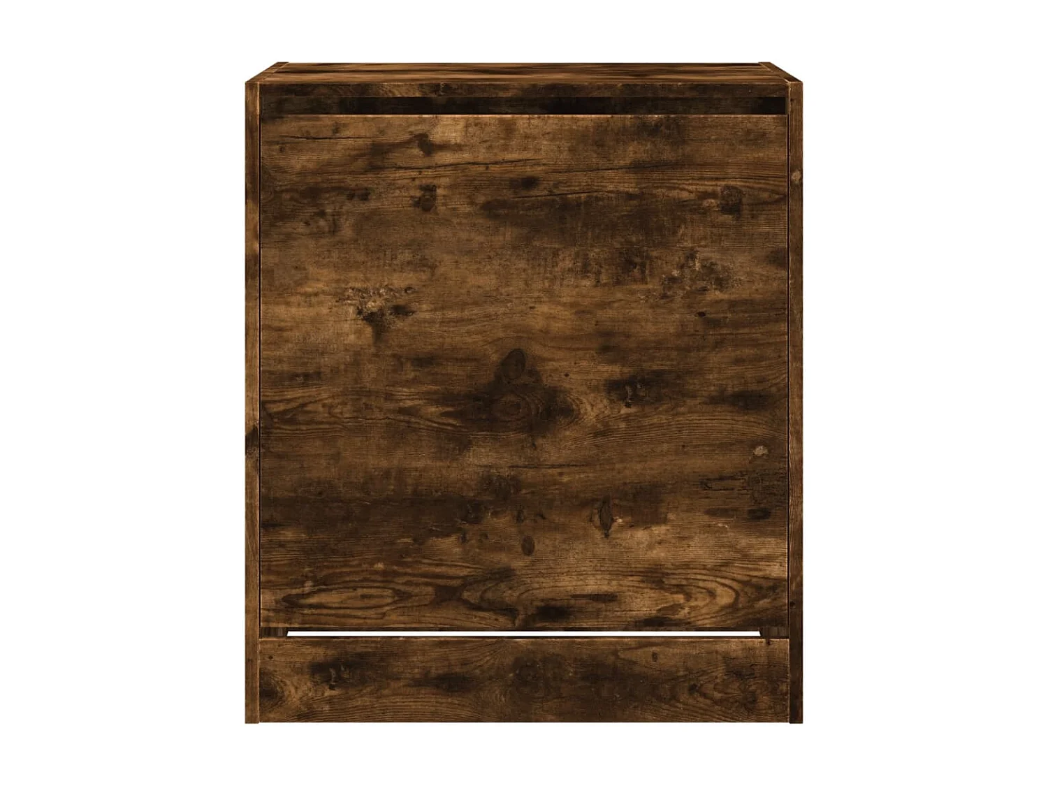 Zapatero de madera de ingeniería roble ahumado 60x42x69 cm ES106869