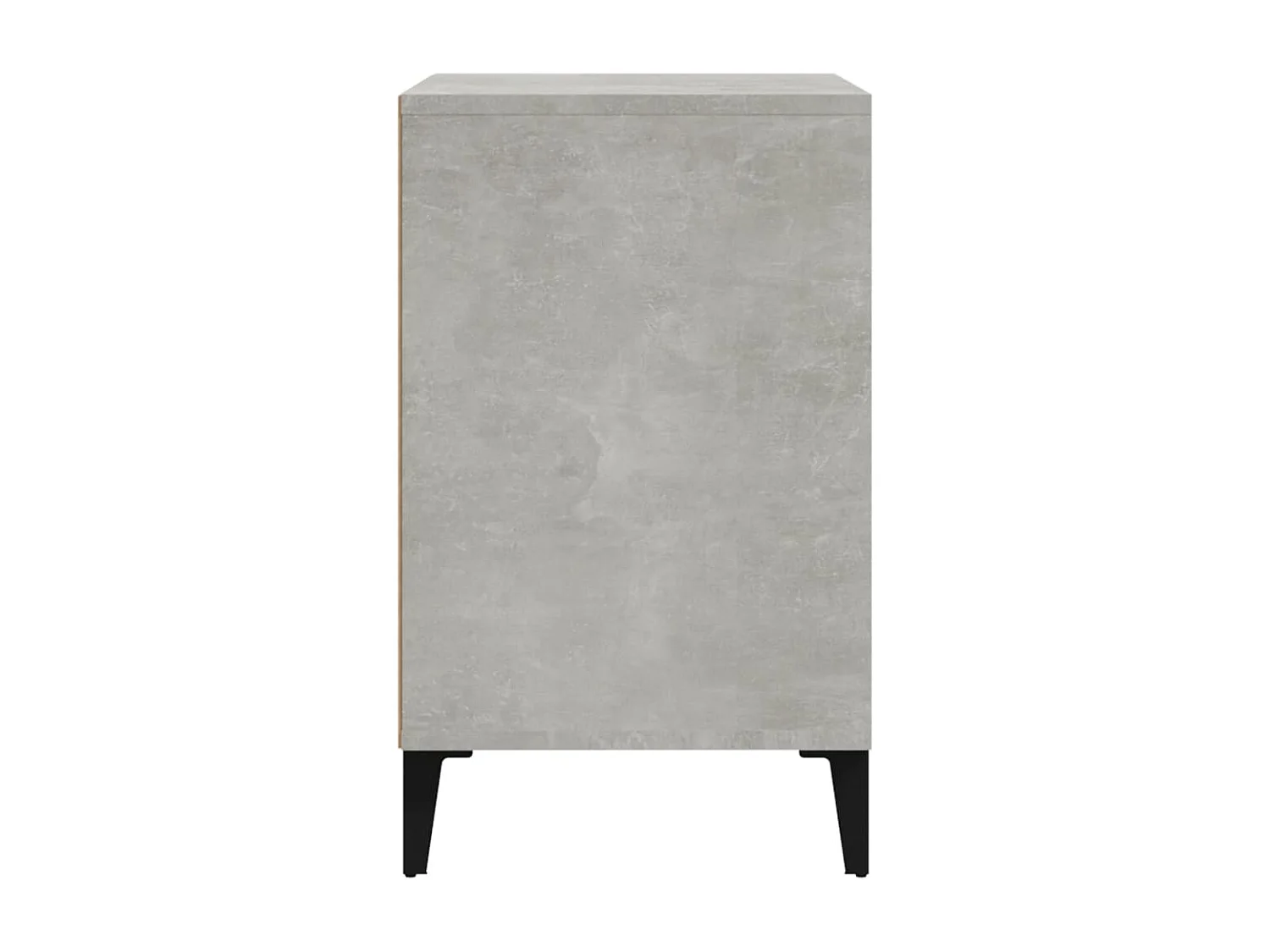 Meuble à chaussures Gris béton 102x36x60 cm Bois d'ingénierie FR75376