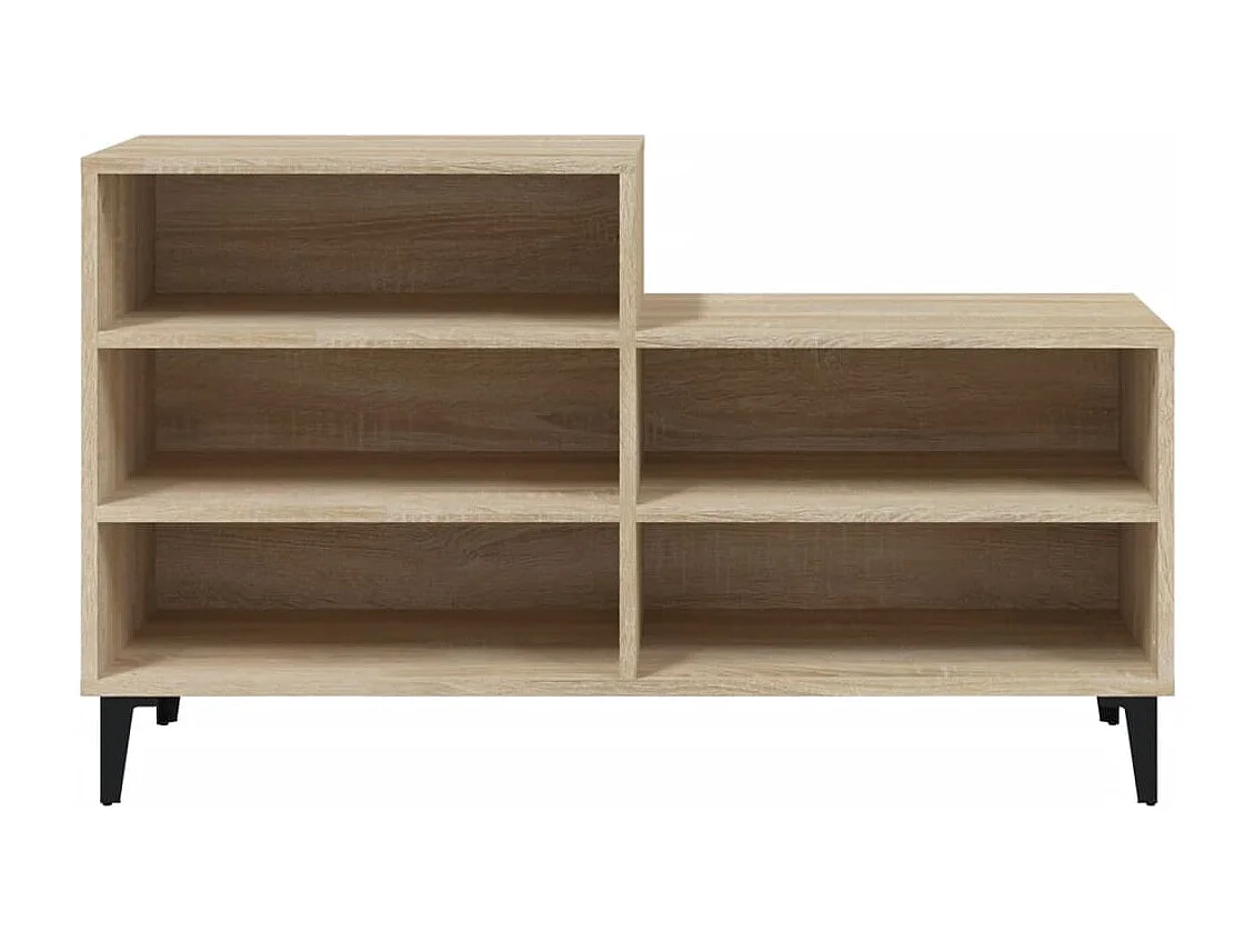 Meuble à chaussures Chêne sonoma 102x36x60cm Bois d'ingénierie FR71949