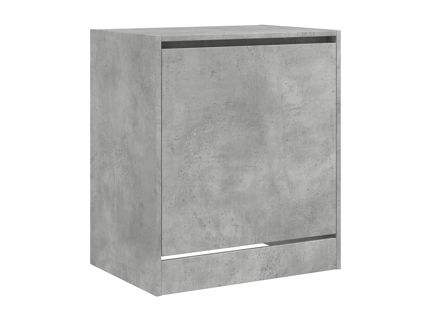 Meuble à chaussures gris béton 60x42x69 cm bois d'ingénierie FR70216