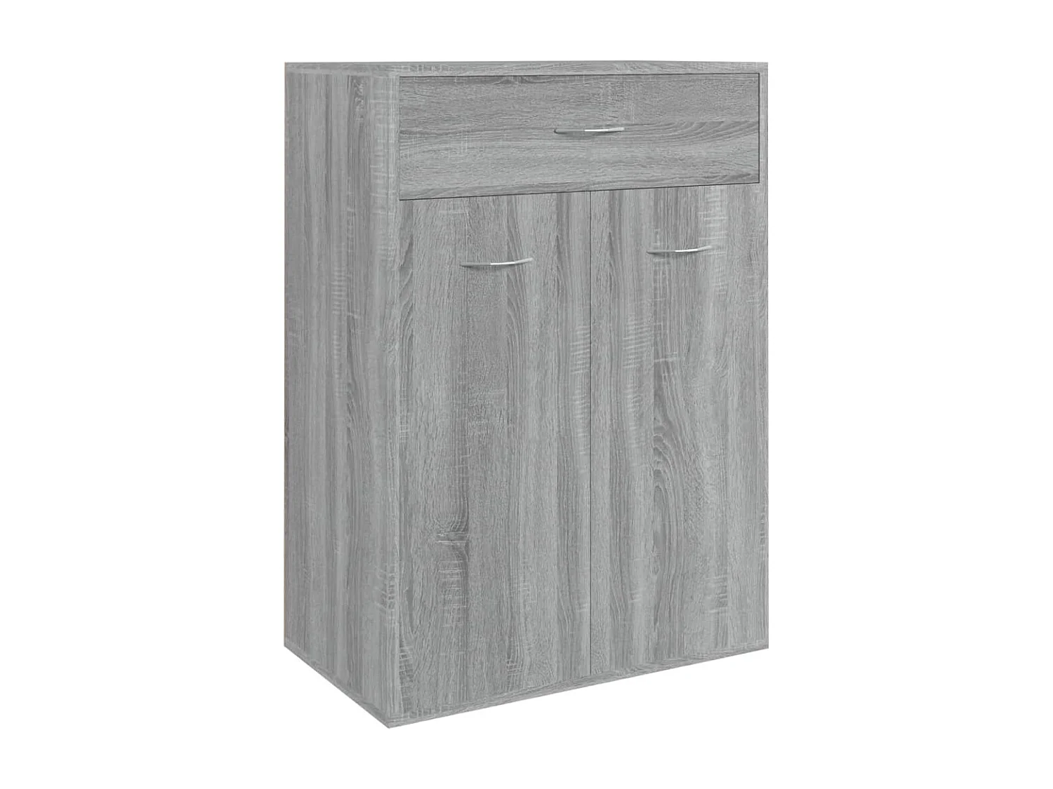 Schoenenkast 60x35x84 cm bewerkt hout grijs sonoma BE142734