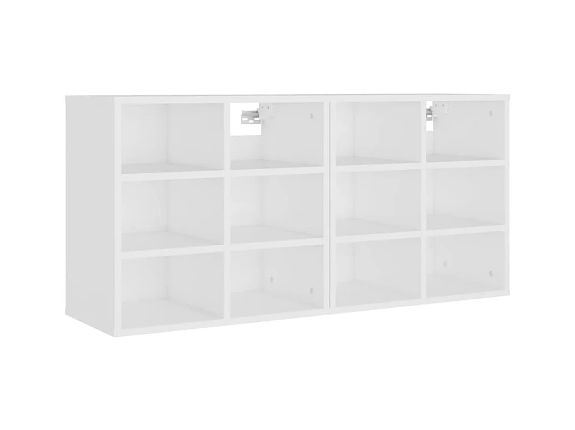 Muebles zapatero 2 unidades blanco 52,5x30x50 cm ES119949
