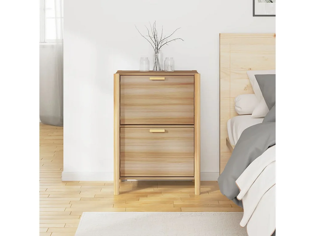 Meuble à chaussures 57,5x33x80 cm Bois d'ingénierie FR29348