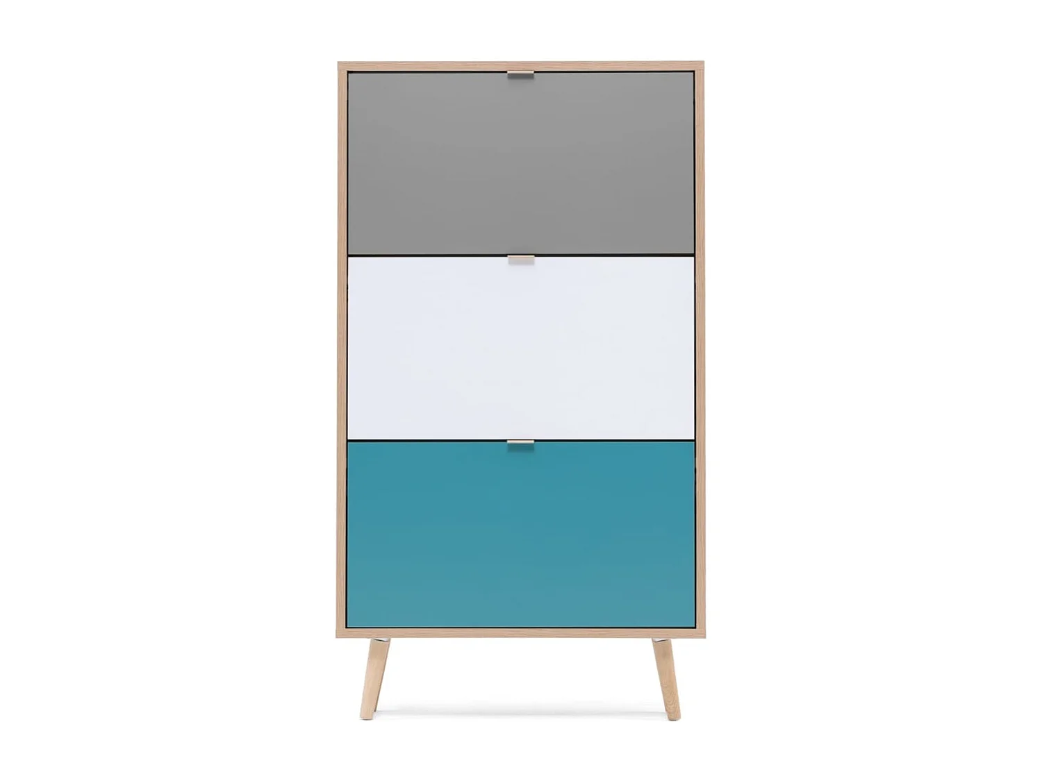 Meuble à chaussures C-uba 42 Chêne Sonoma et tricolore FR60190