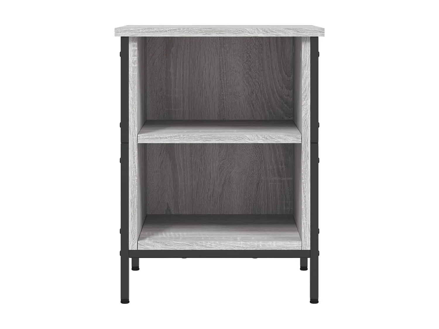 Zapatero madera de ingeniería gris Sonoma 38x35x50 cm ES304039