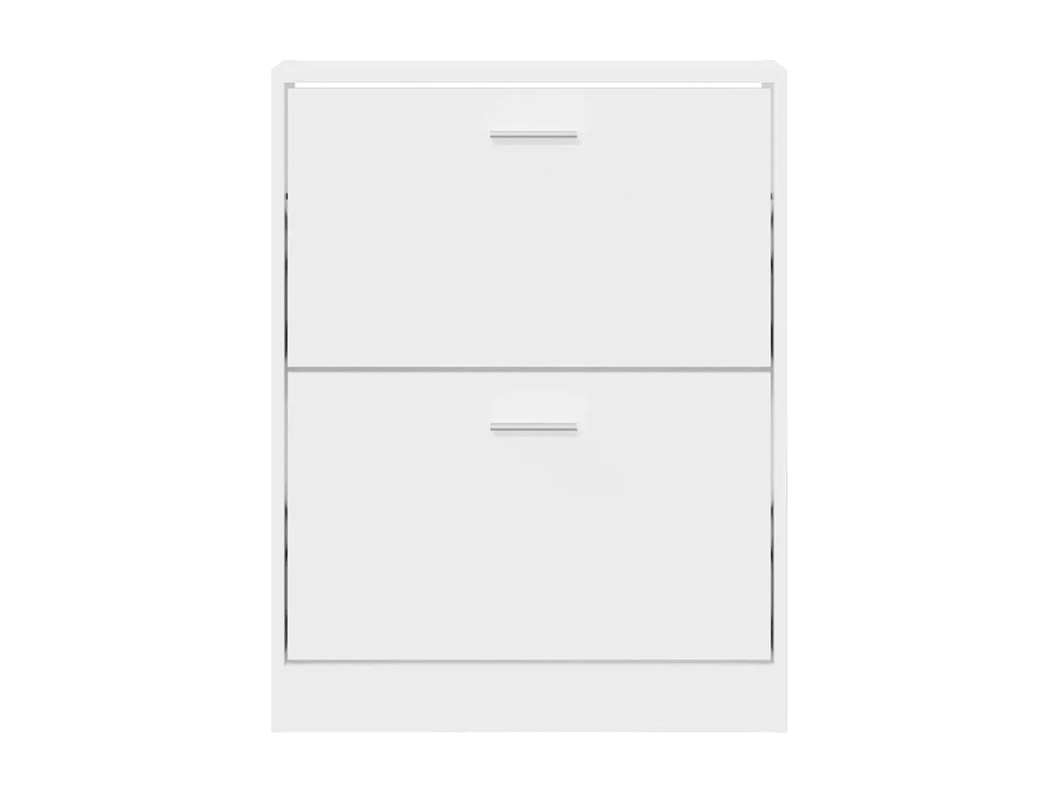 Schoenenkast 59x17x81 cm bewerkt hout wit BE606465