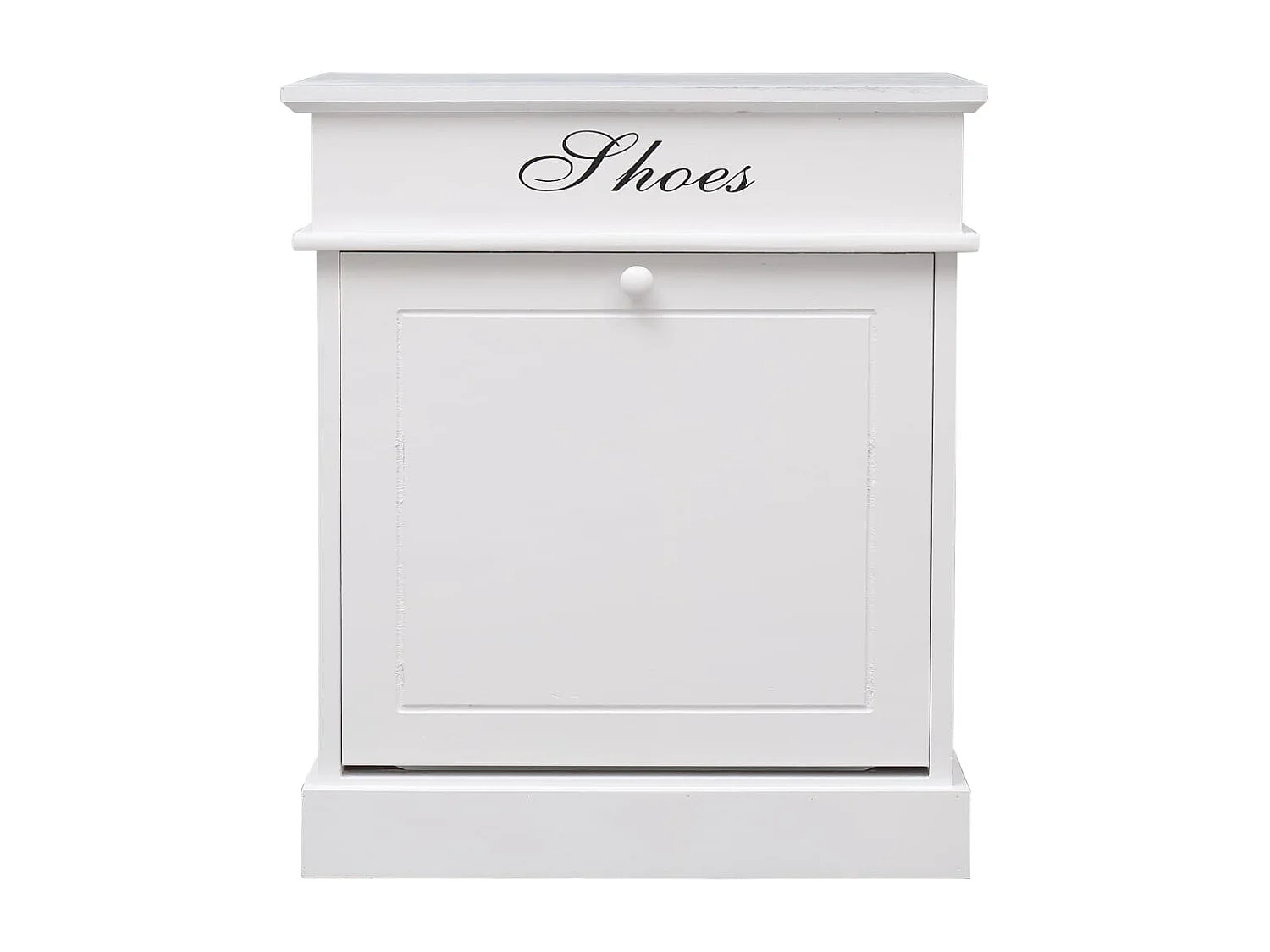 Meuble à chaussures Blanc 50 x 28 x 58 cm Bois de Paulownia FR30565