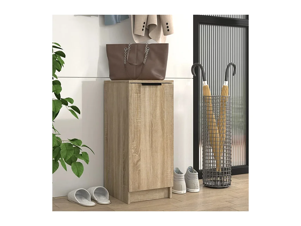 Meuble à chaussures Chêne Sonoma 30x35x70 cm Bois d'ingénierie FR28647