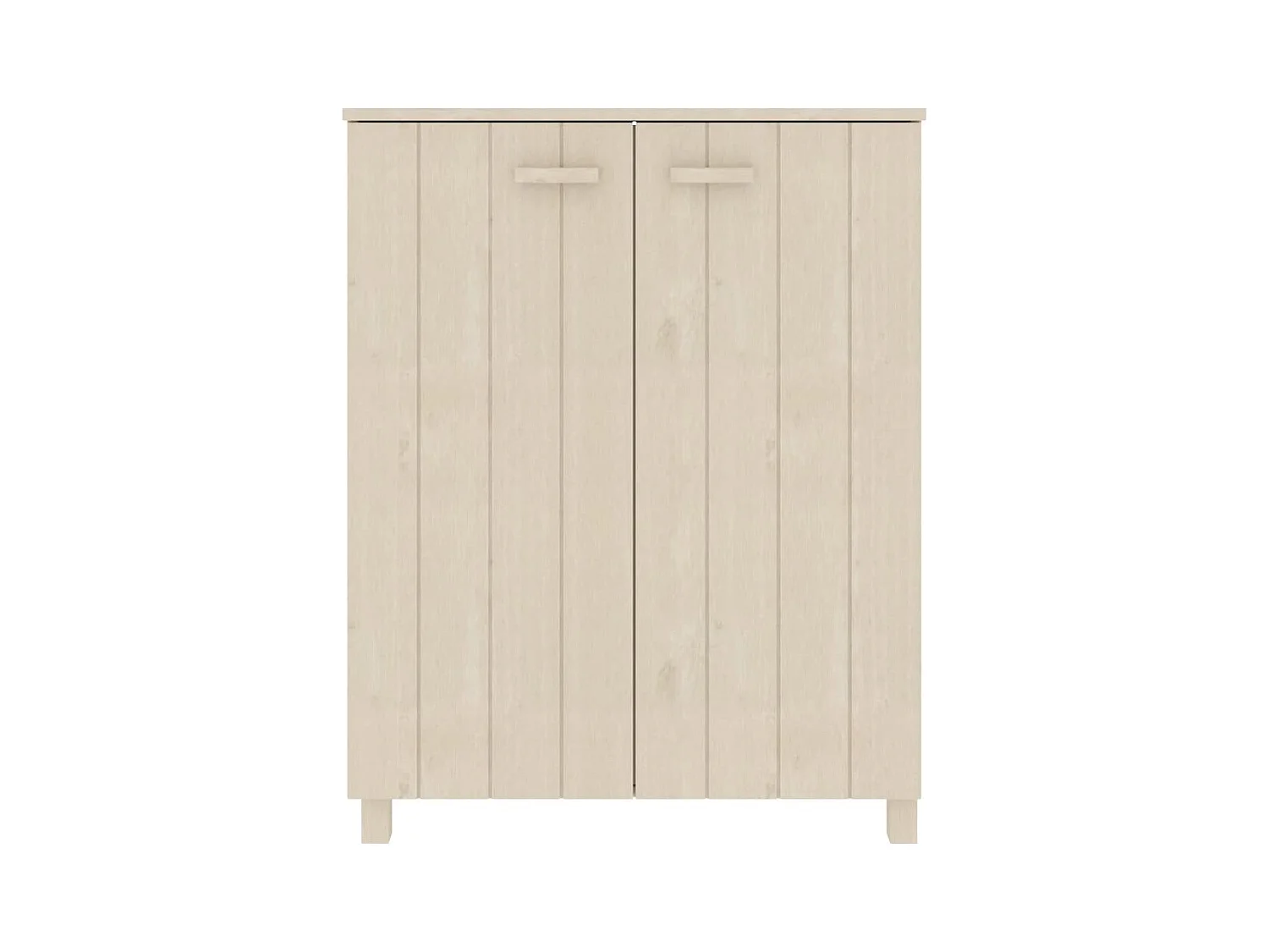 Meuble à chaussures HAMAR Marron miel 85x40x108 cm Pin massif FR41914
