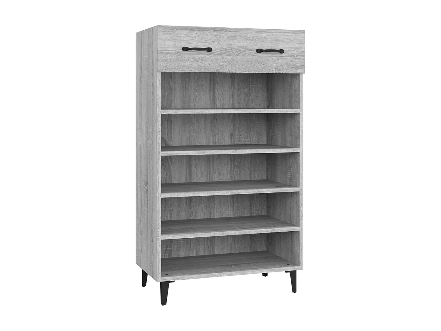 Meuble à chaussures Sonoma gris 60x35x105 cm Bois d'ingénierie FR41315