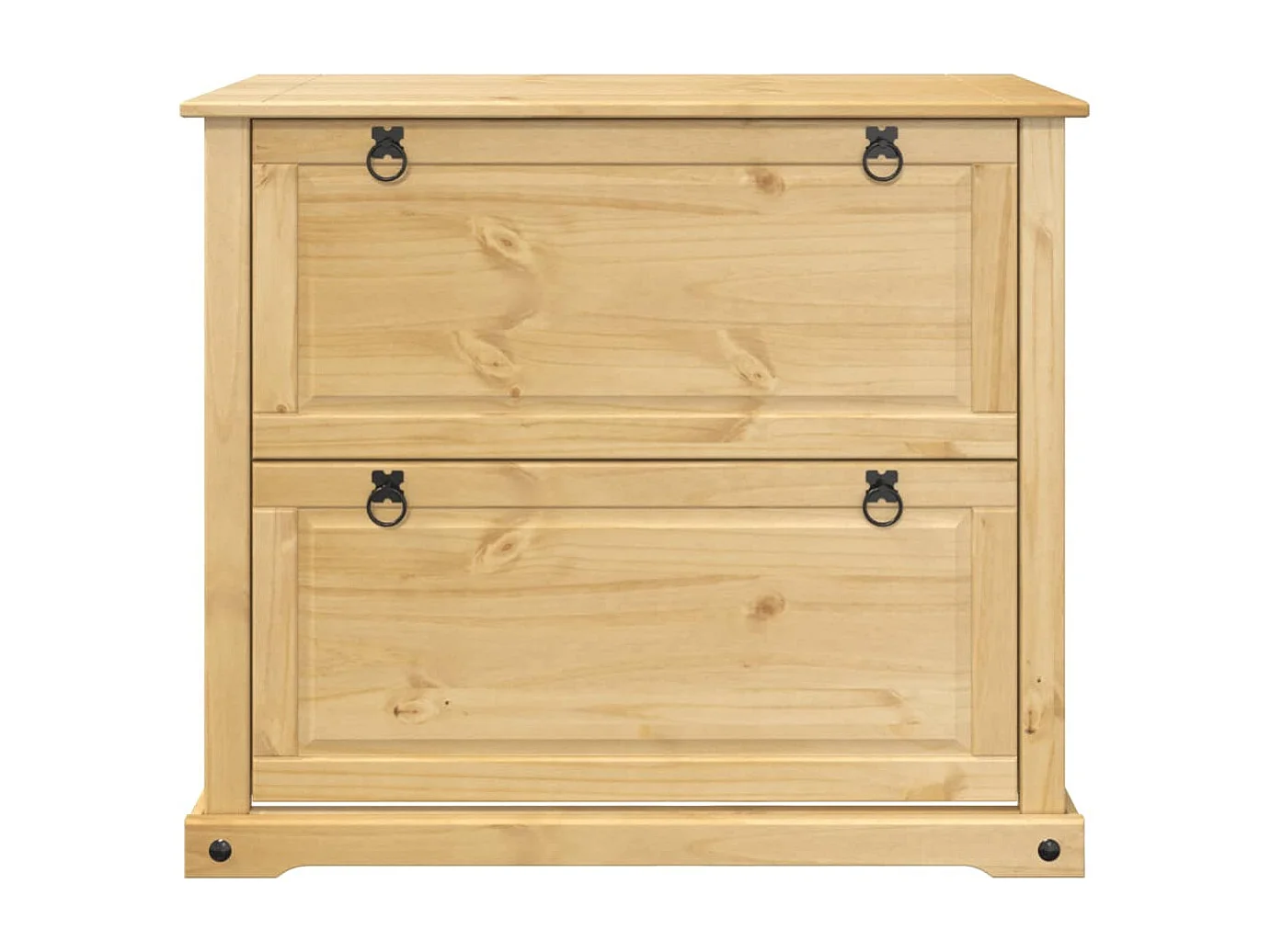 Meuble à chaussures Corona 99x32x85 cm bois de pin massif FR77135