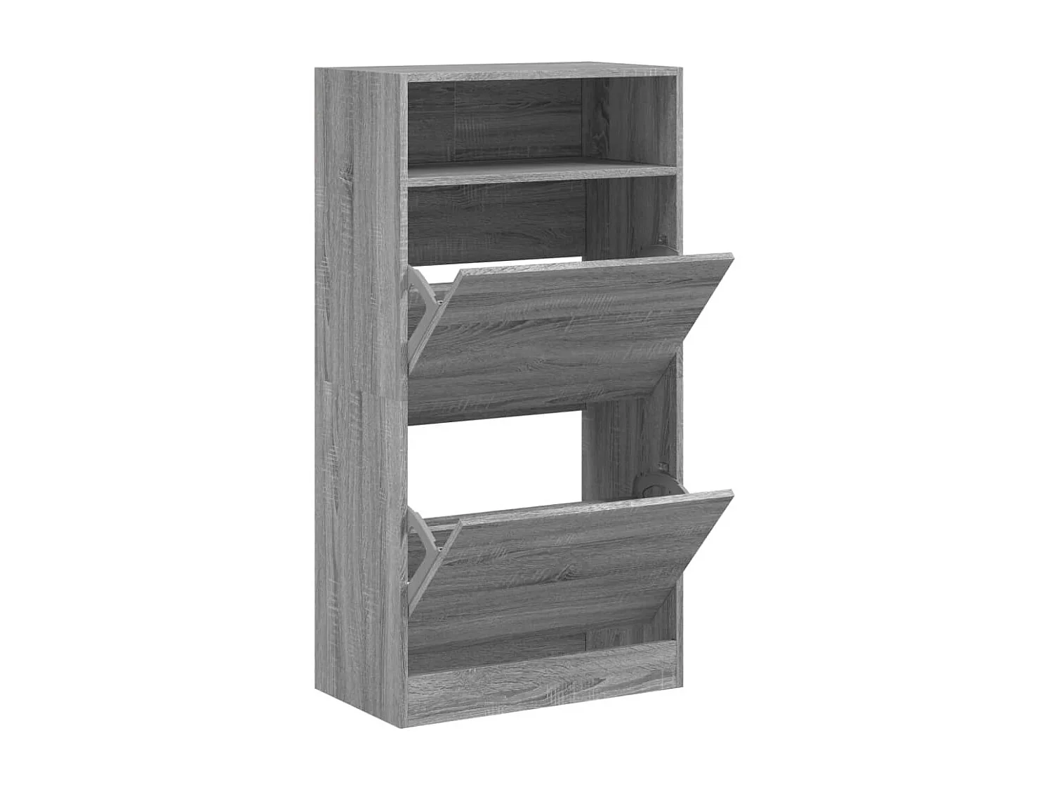 Meuble à chaussures Sonoma gris 60x34x116 cm Bois d'ingénierie FR49111