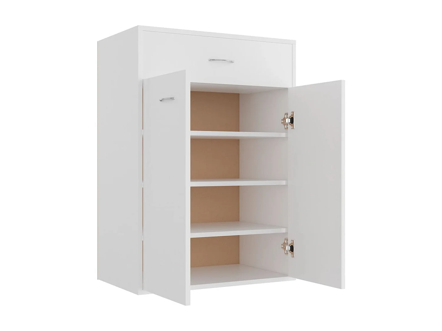 Meuble à chaussures Blanc 60x35x84 cm Bois d'ingénierie FR90220