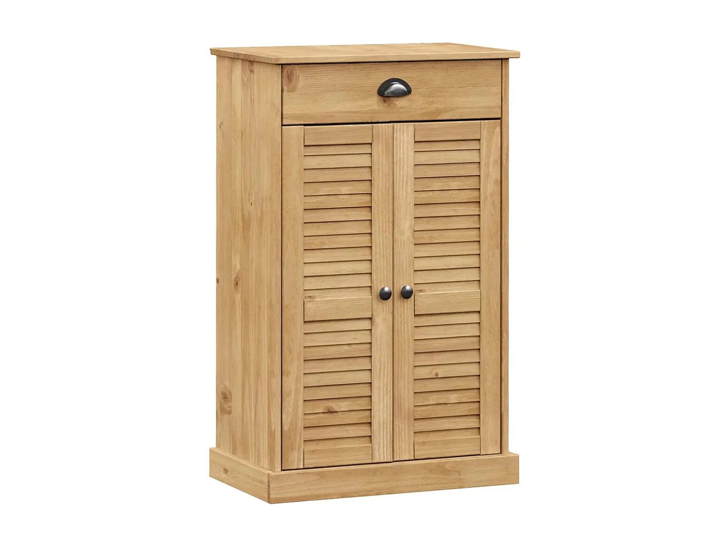 Meuble à chaussures VIGO 60x35x96 cm bois massif de pin FR67963