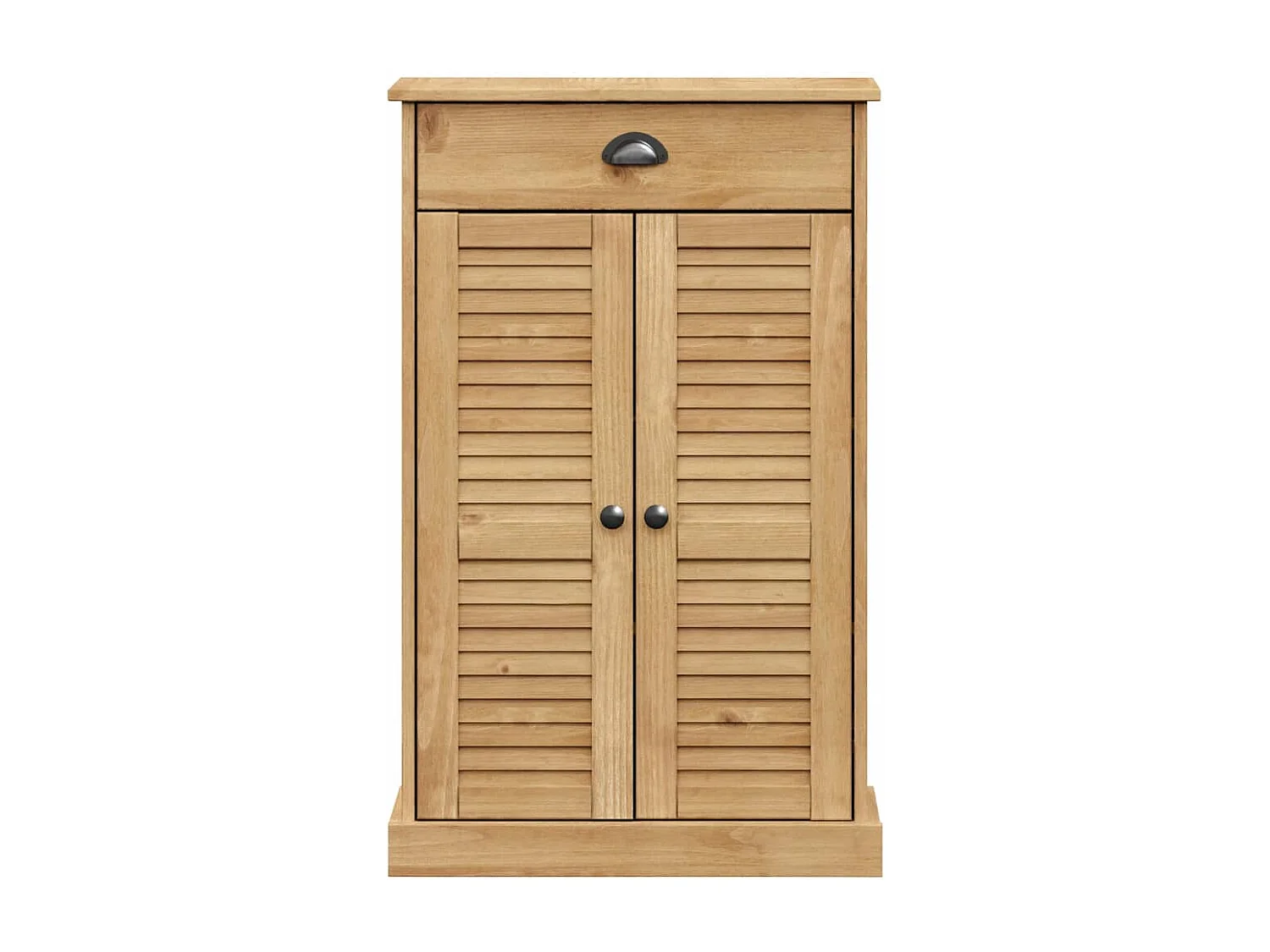 Meuble à chaussures VIGO 60x35x96 cm bois massif de pin FR67963