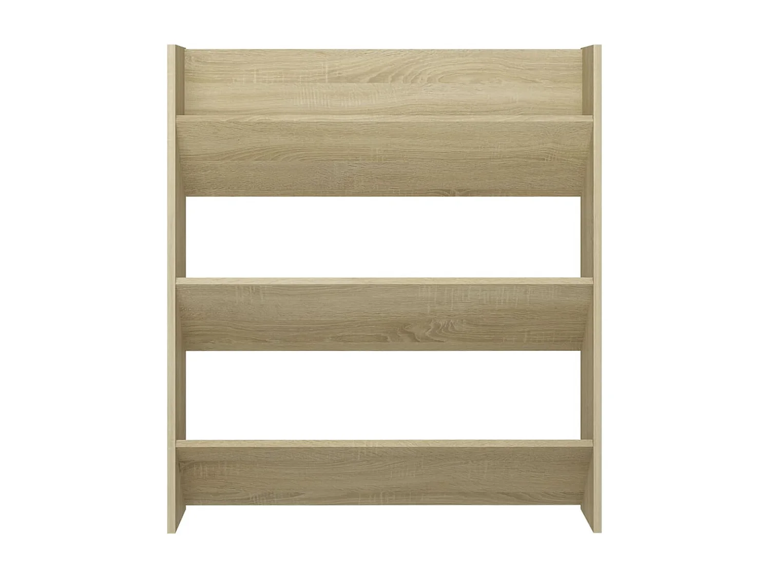 Zapatero de pared madera contrachapada roble Sonoma 80x18x90 cm ES577255