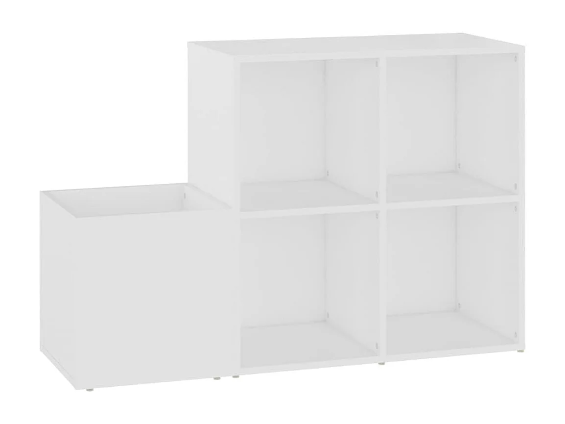 Meuble à chaussures d'entrée blanc bois d'ingénierie FR14744