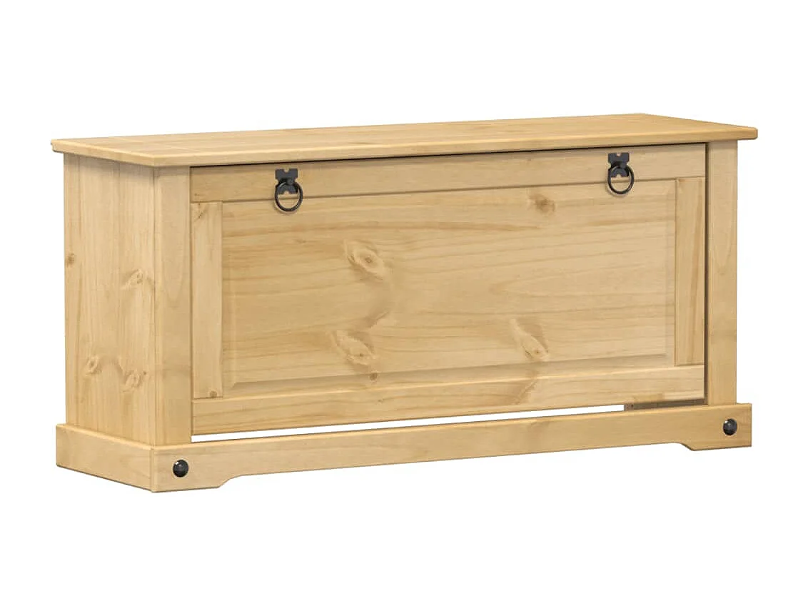 Meuble à chaussures Corona 99x32x47 cm bois de pin massif FR28311
