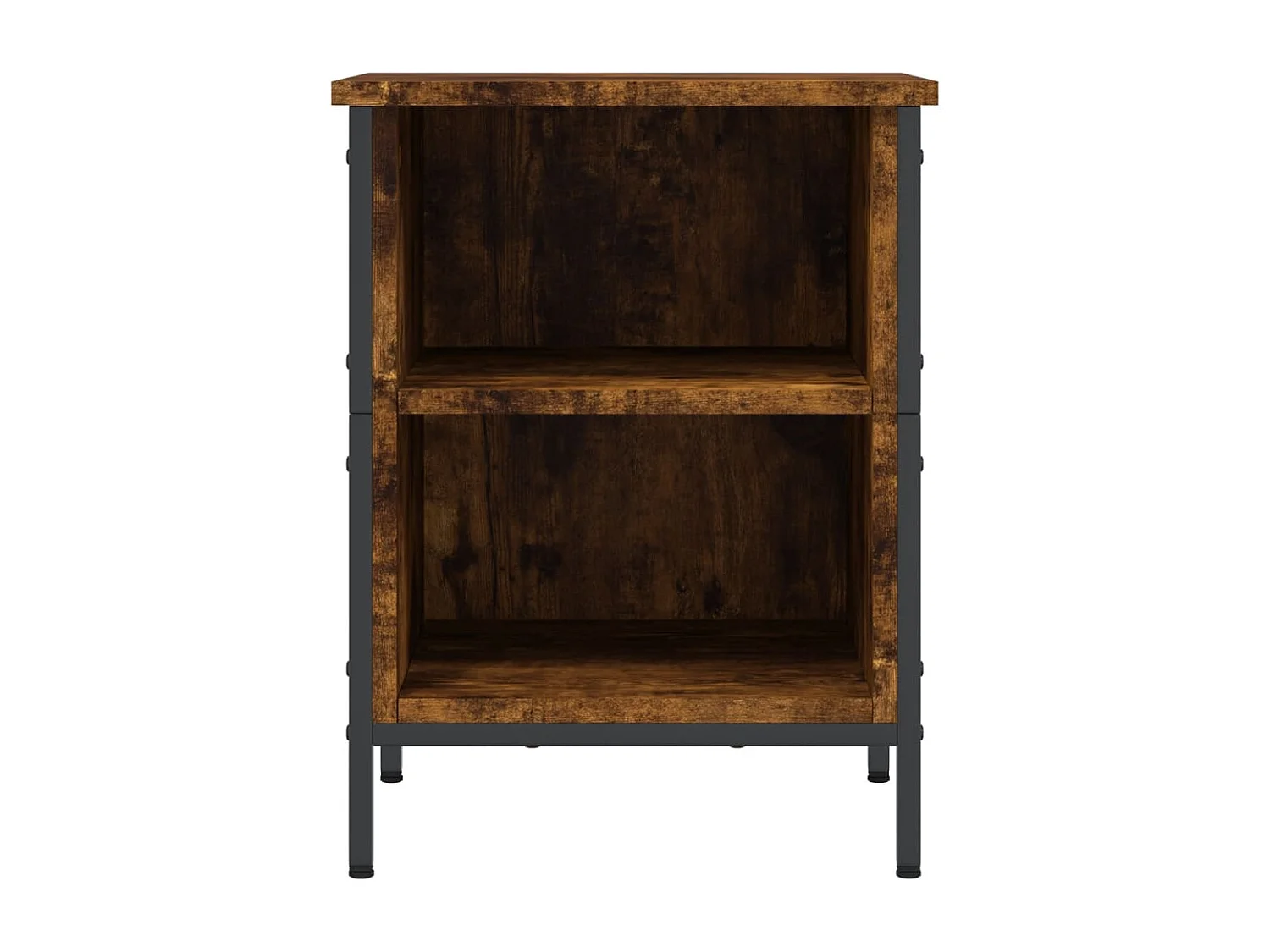 Meuble à chaussures chêne fumé 38x35x50 cm bois d'ingénierie FR14513