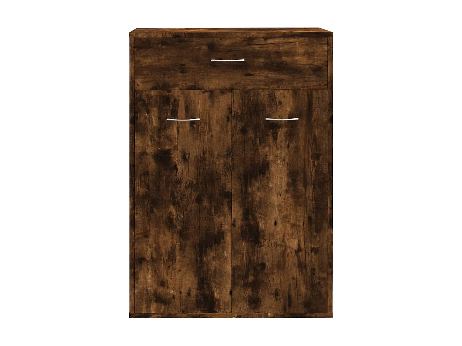 Mueble zapatero madera contrachapada roble ahumado 60x35x84 cm ES712310