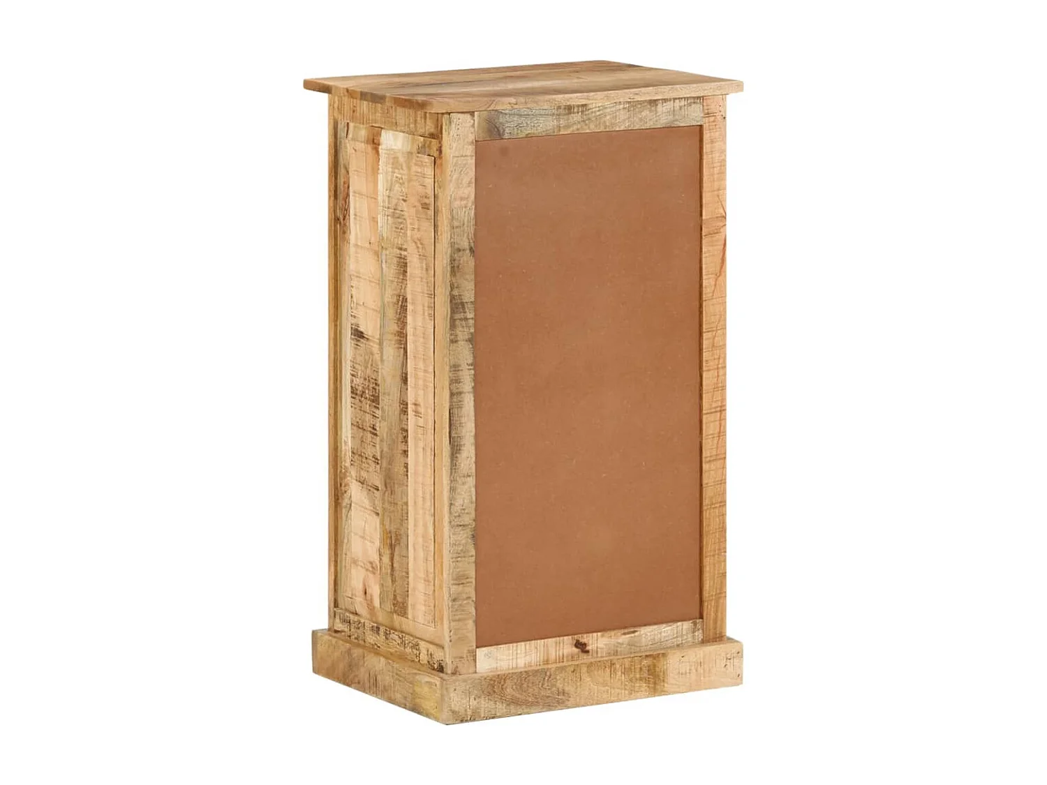 Meuble à chaussures 4 niveaux avec tiroir Bois manguier brut FR28971