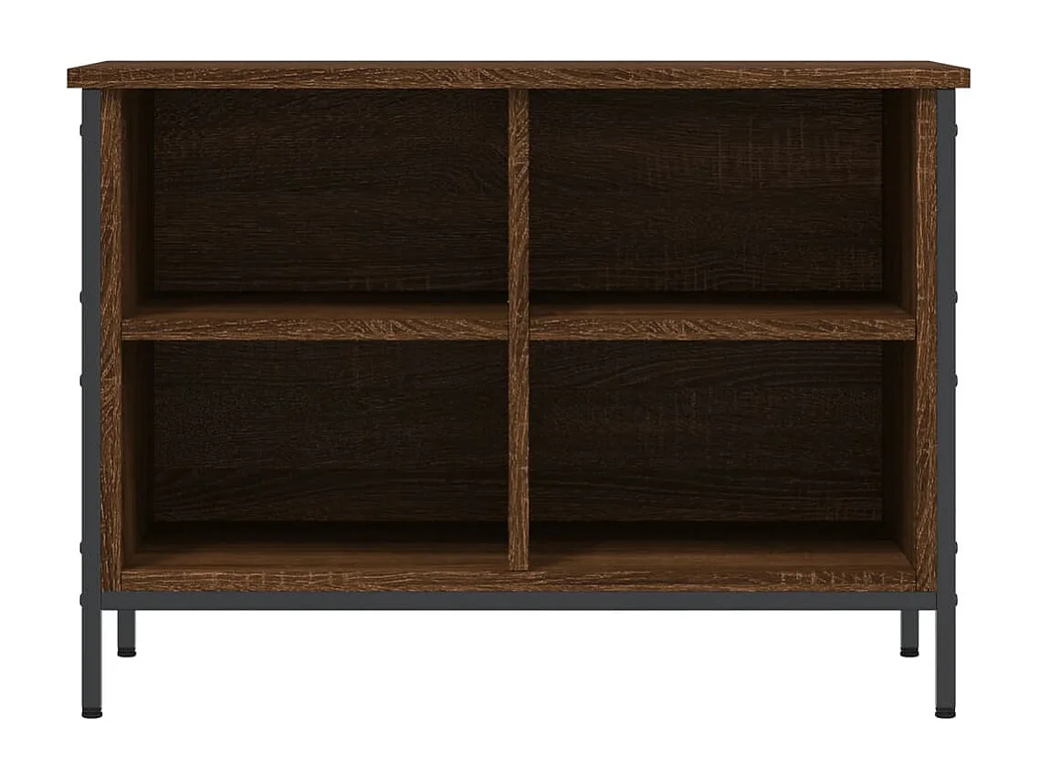 Meuble à chaussures chêne marron 69x35x50 cm bois d'ingénierie FR87050