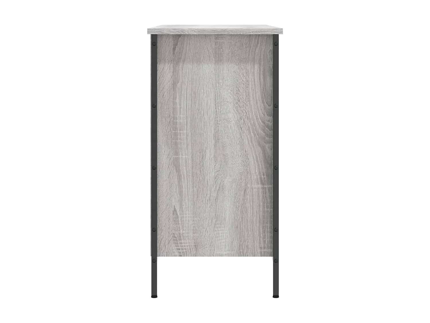 Zapatero madera de ingeniería gris Sonoma 100x35x70 cm ES698476